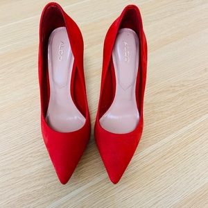 Aldo Red High Heels - Size 5.5